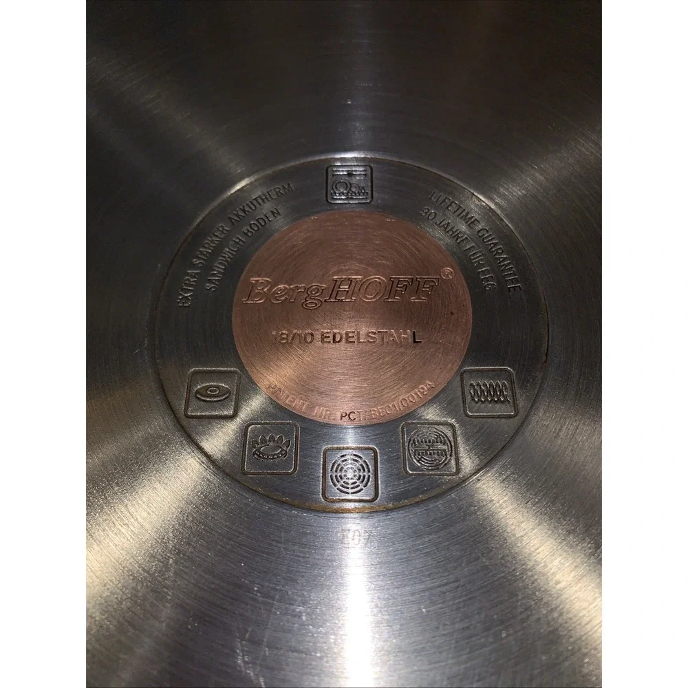 Berghoff 18/10 Edelstahl Cookware Skillet Stainless Steel Frying Pan 10.5